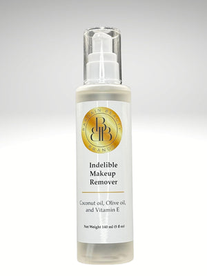 Indelible Makeup Remover – Paraben Free, Vegan, Gluten Free – Gentle Oil-Based Formula for Long-Wear Makeup – 5 fl oz