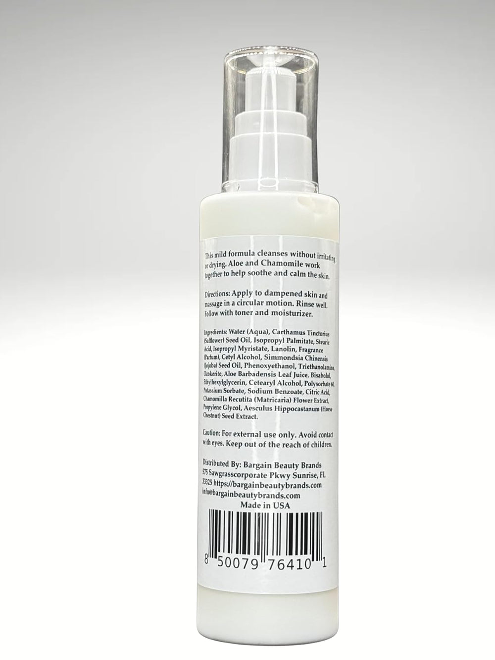 Sensitive Skin Cleanser, Soap-Free with Aloe & Chamomile