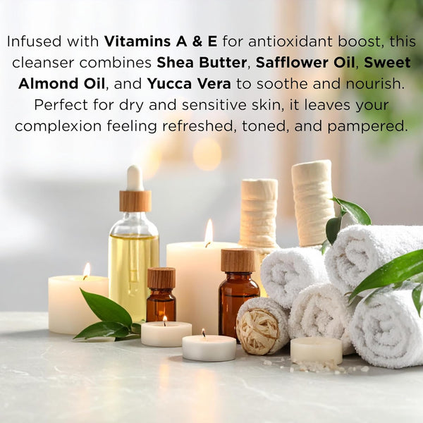 Age Defying Milky Cleanser with Shea Butter and Vitamins A and E - 5 Fl Oz