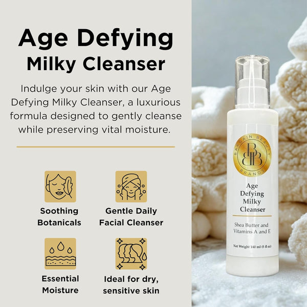 Age Defying Milky Cleanser with Shea Butter and Vitamins A and E - 5 Fl Oz