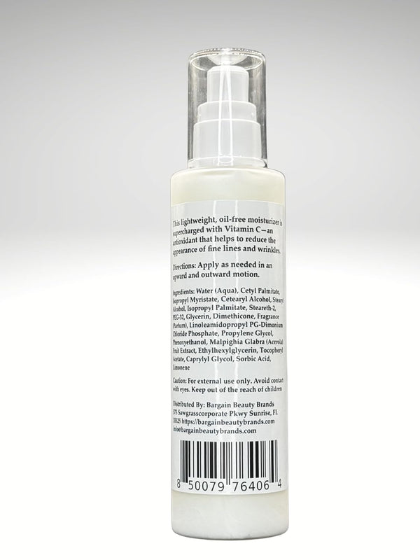 Vitamin C Moisturizer - Paraben Free, Vegan, Gluten Free - Lightweight Hydrating Cream