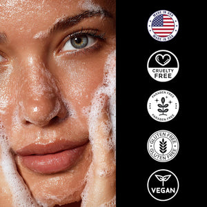 Foaming Facial Cleanser with Willow Bark and Licorice Extracts - Vegan, Paraben Free 140 ml, 5 fl oz