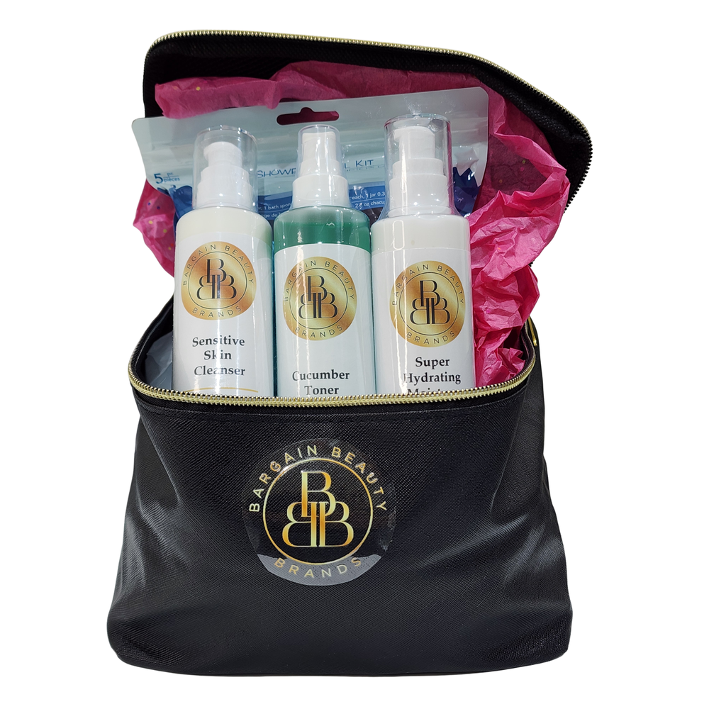 The BBB Essentials for Sensitive Skin - Sensitive Skin Cleaner, Cucumber Toner, and Super Hydrating Moisture Lotion