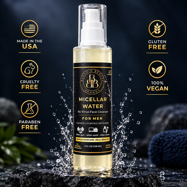 Micellar Water for Men by Bargain Beauty Brands