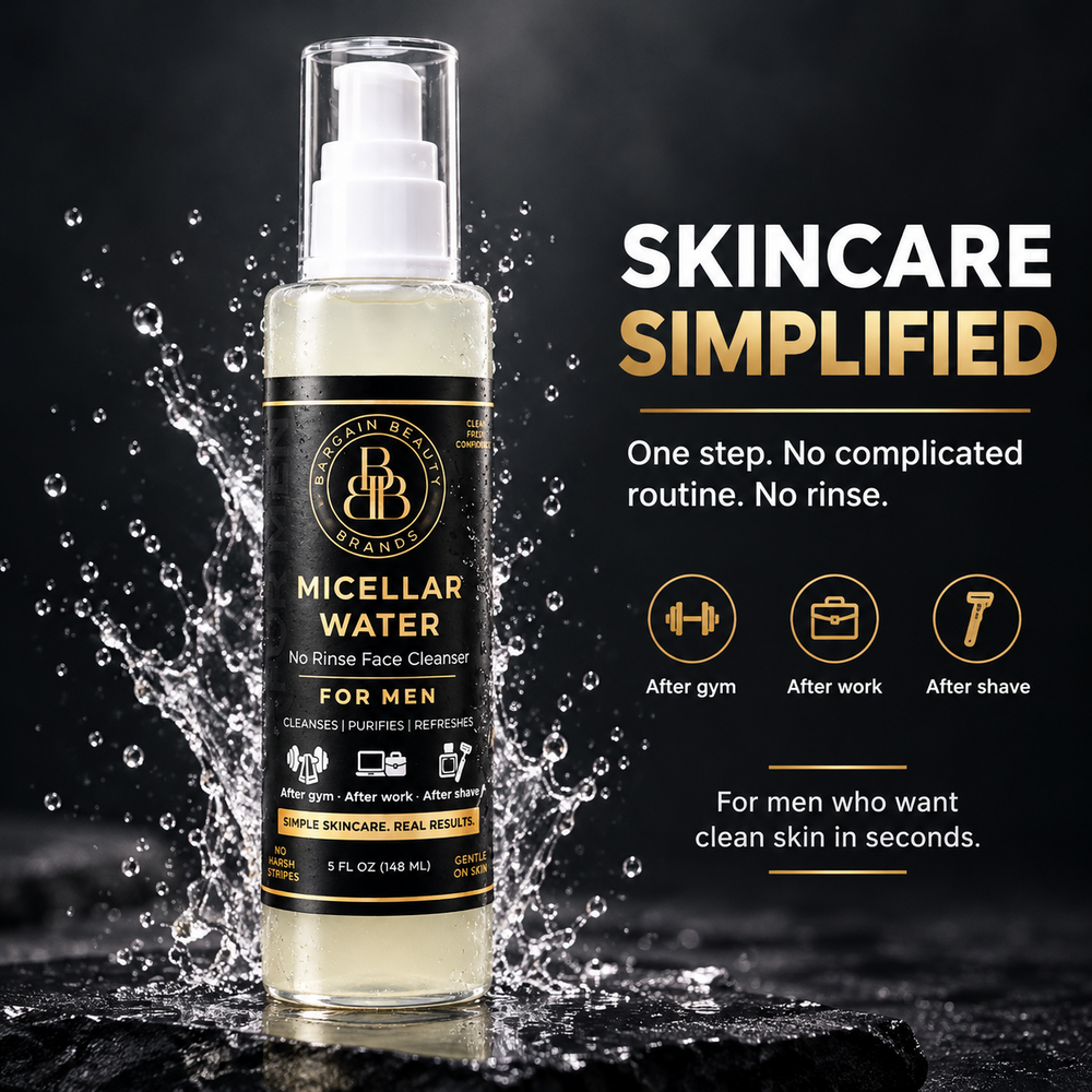 Micellar Water for Men by Bargain Beauty Brands
